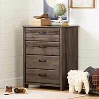 Commode 4 Tiroirs Asten - Chêne