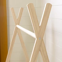 Sweedi Scandinavian Clothes Rack for Kids - Natural Pine