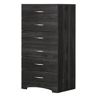 6-drawer lingerie chest - Step One Gray Oak
