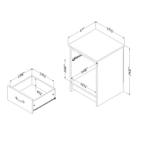 1-Drawer Nightstand