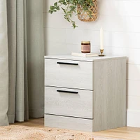 2-Drawer Nightstand - Step One Essential Winter Oak