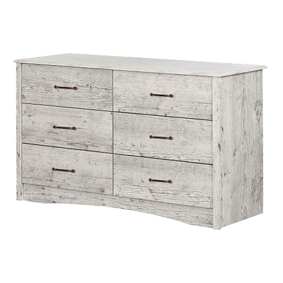 6-Drawer Double Dresser - Helson Seaside Pine