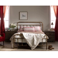 Metal Platform Queen Bed - Prairie Bronze