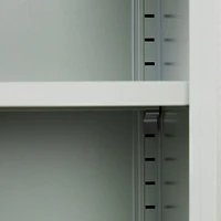 Meuble de Rangement avec Portes Grillagées en Métal Crea - Vert Sauge