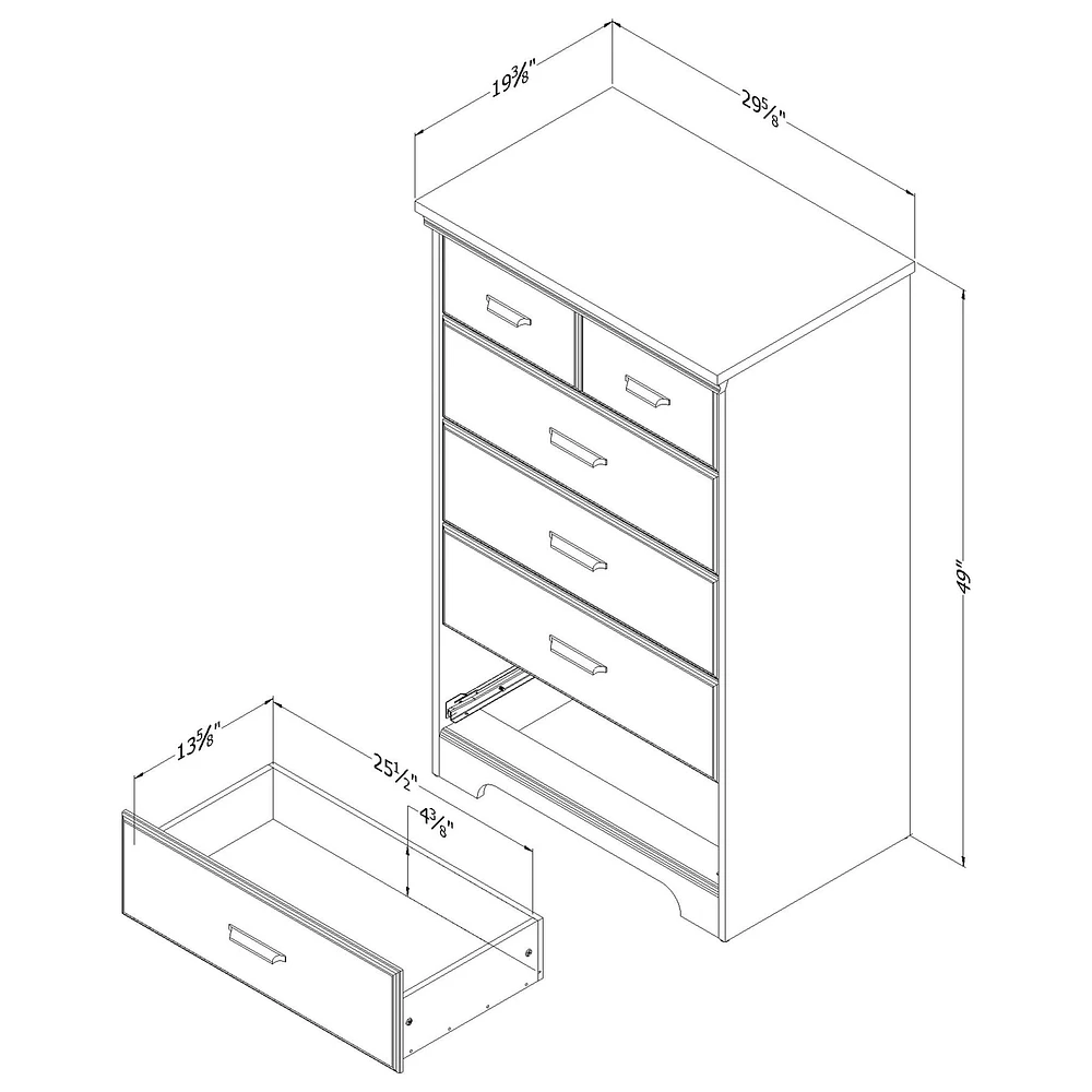 5-Drawer Chest