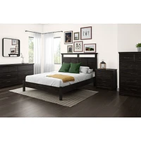 Commode Double 6 Tiroirs - Versa Noir Antiqué