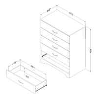 5-Drawer Chest - Step One Weathered Oak