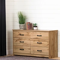 6-Drawer Double Dresser