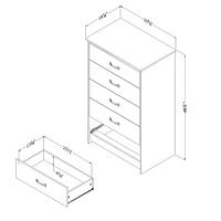 5-Drawer Chest - Tassio Nordik Oak
