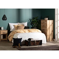 1-Drawer Nightstand - Tassio Nordik Oak