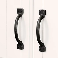 Armoire de Rangement avec 4 Portes - Farnel Blanc Solide