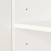 Armoire de Rangement avec 2 Portes - Farnel Blanc Solide