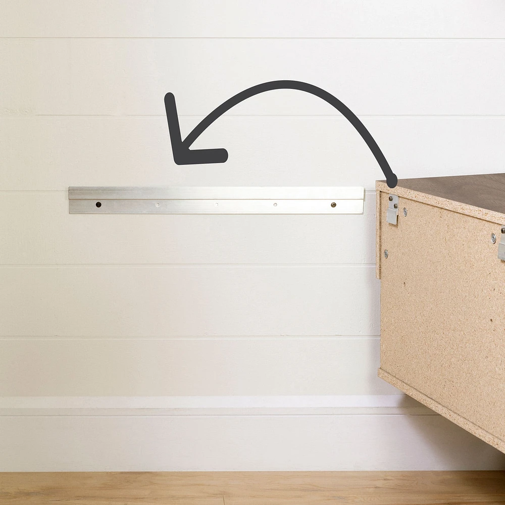 Floating Nightstand - Sazena Natural Walnut