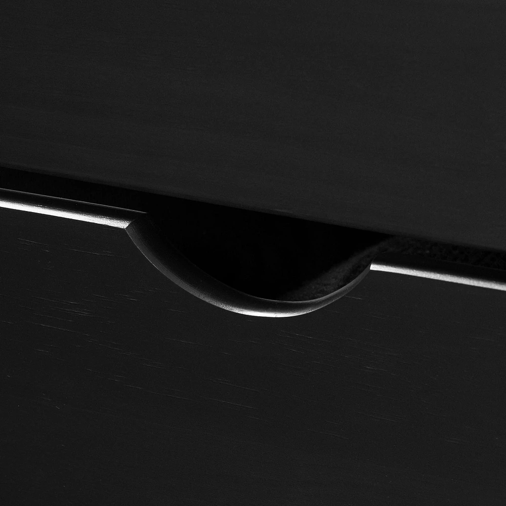 Lits Superposés et Tiroirs sur Roulettes Fakto - Noir Mat