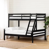 Solid Wood Bunk Beds - Induzy Matte Black