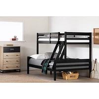 Solid Wood Bunk Beds - Induzy Matte Black