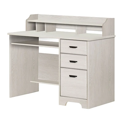 Computer Desk with Hutch - Versa Winter Oak