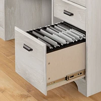 Computer Desk with Hutch - Versa Winter Oak