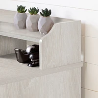 Computer Desk with Hutch - Versa Winter Oak