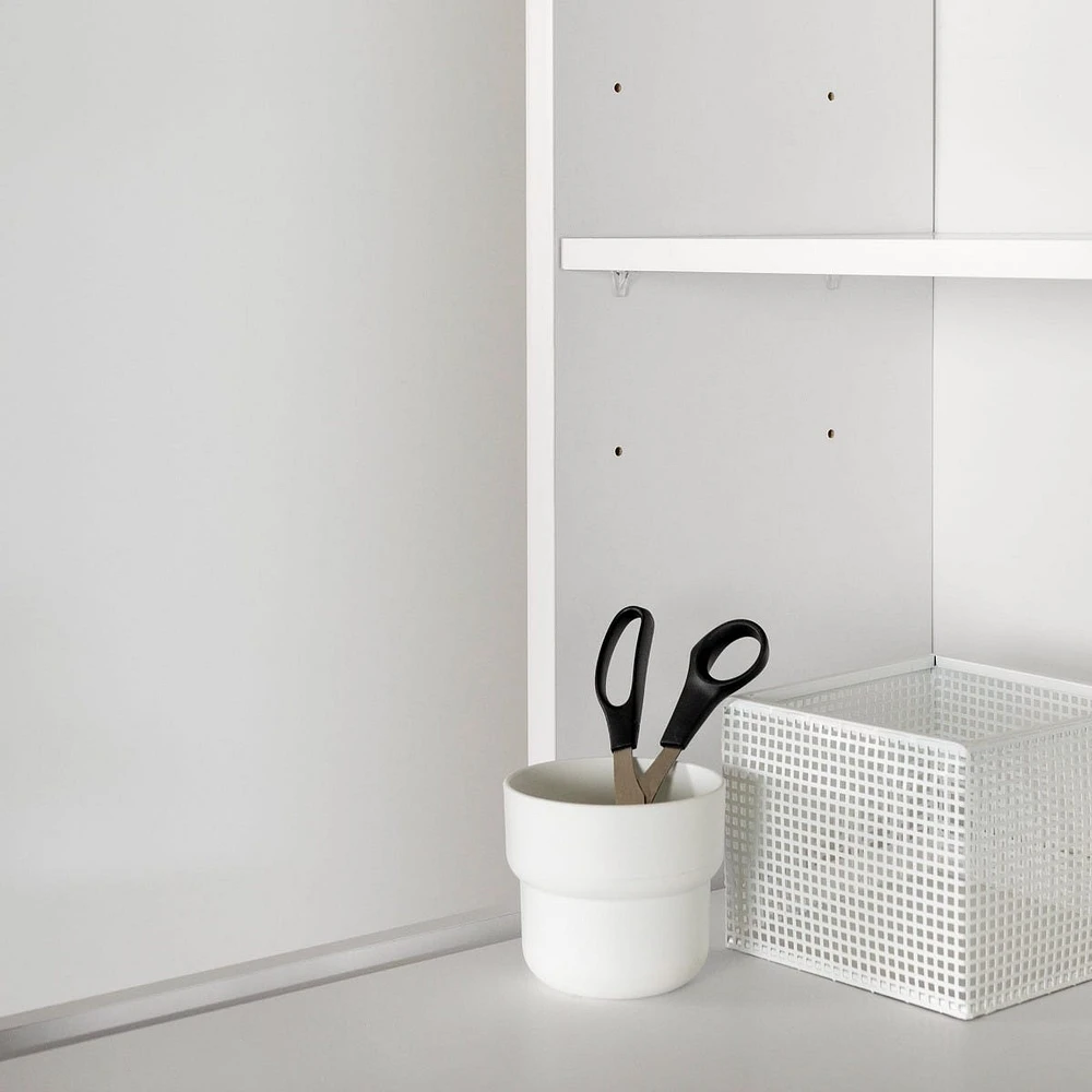 Loft Bed with Desk - Logik Pure White