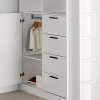 Loft Bed with Desk - Logik Pure White