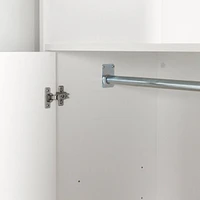 Loft Bed with Desk - Logik Pure White