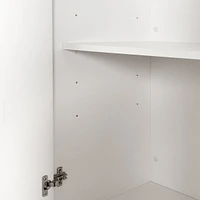 Loft Bed with Desk - Logik Pure White