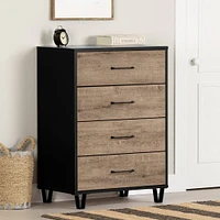 Chest - Arlen Weathered Oak and Matte Black