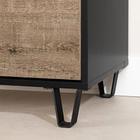 Chest - Arlen Weathered Oak and Matte Black