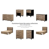 Chest - Arlen Weathered Oak and Matte Black