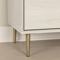 Commode à porte 5 Tiroirs - Hype Chêne Hivernal