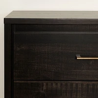 6-Drawer Double Dresser - Gravity Rubbed Black