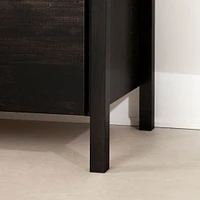 2-Drawer Nightstand - Gravity Rubbed Black