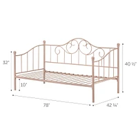 Metal Daybed - Summer Breeze Pink