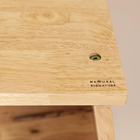 Bibliothèque avec bac de rangement - Sweedi Bois naturel