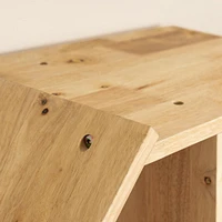Bibliothèque avec bac de rangement - Sweedi Bois naturel