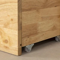 Bibliothèque avec bac de rangement - Sweedi Bois naturel