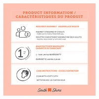 Bibliothèque avec bac de rangement - Sweedi Bois naturel
