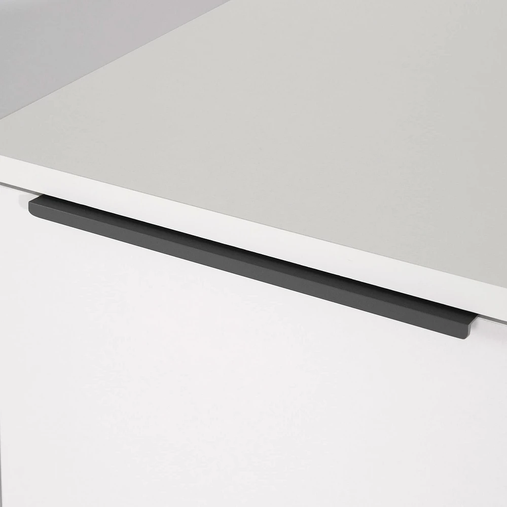 Table de Nuit - Hourra Orme naturel et Blanc