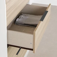5-Drawer Chest - Hourra Soft Elm and White