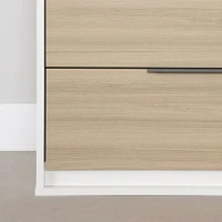 5-Drawer Chest - Hourra Soft Elm and White