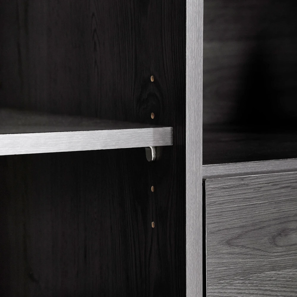 Door Chest with 2 Drawers - Hourra Gray Oak
