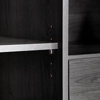 Door Chest with 2 Drawers - Hourra Gray Oak