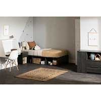 Door Chest with 2 Drawers - Hourra Gray Oak