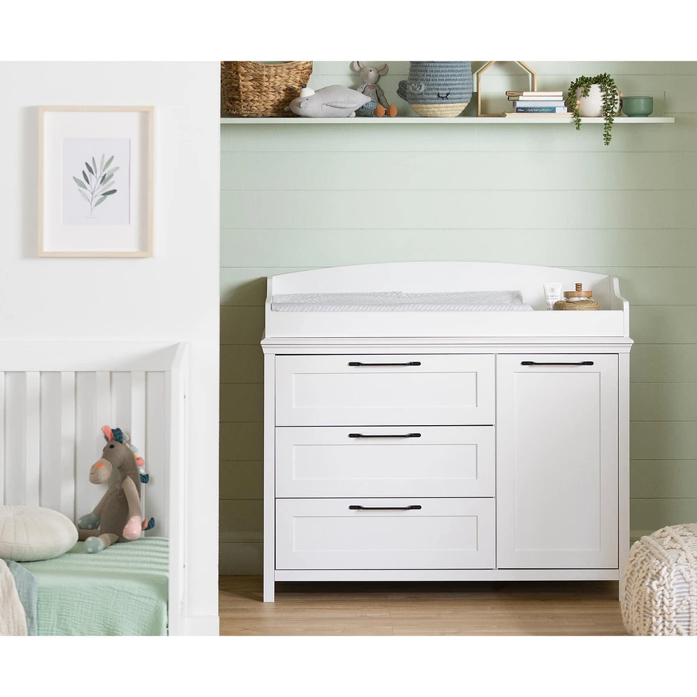 Changing Table - Daisie Pure White