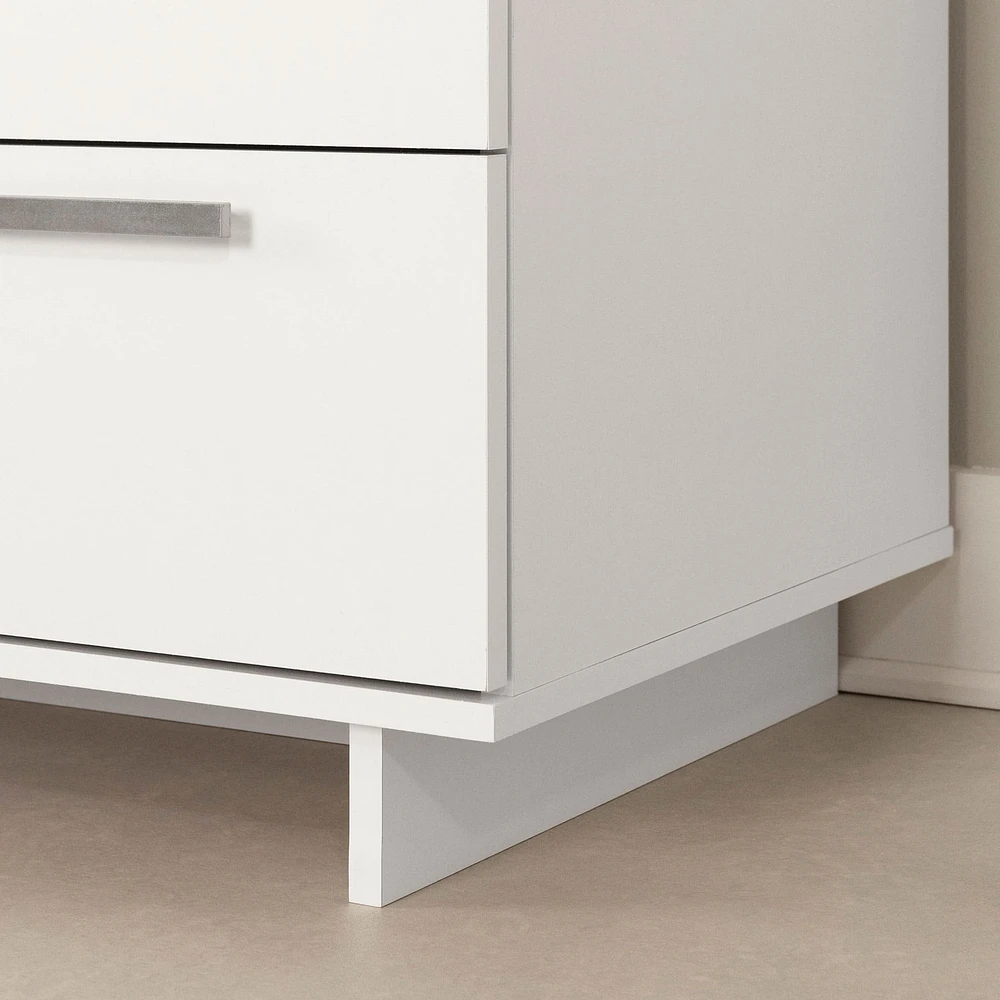 6-Drawer Double Dresser - Cavalleri Pure White