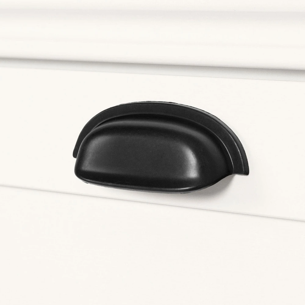 Armoire de rangement avec 2 portes - Farnel Blanc solide