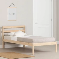 Lit Simple en bois - Sweedi Bois naturel