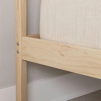 Lit Simple en bois - Sweedi Bois naturel