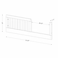 Barrière de transition pour Couchette - Balka Vert sauge